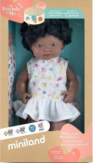 Nina afroamericana 38 cm MF&M
