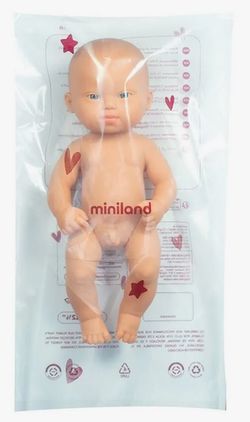 Ninot nadó caucàsic síndrome de down 32 cm