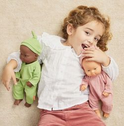 Ninot nadó caucàsic síndrome de down 32 cm