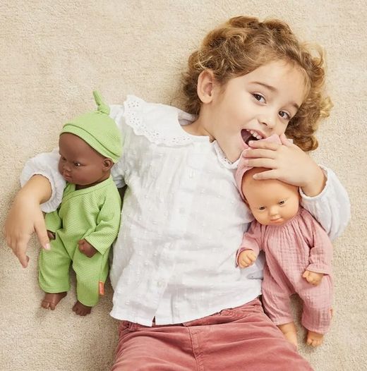 Ninot nadó caucàsic síndrome de down 32 cm