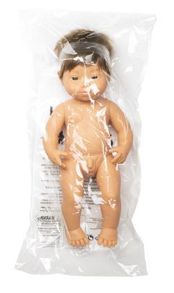 Ninot caucàsic amb síndrome de Down 38 cm