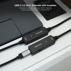 Nanocable 10.01.1312 cable USB USB 3.2 Gen 1 (3.1 Gen 1) 10 m USB C Negre