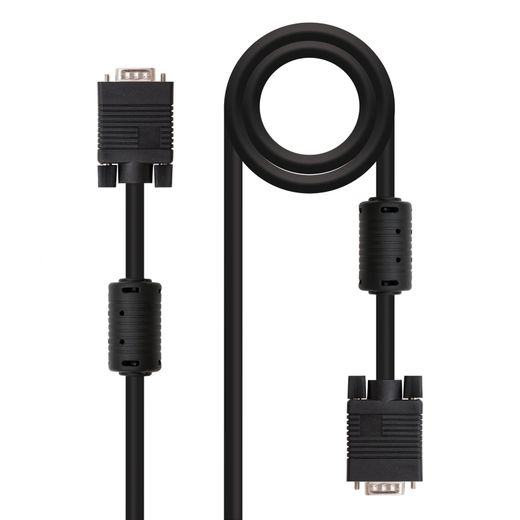 Nanocable 10.15.0150 cable VGA 50 m VGA (D-Sub) Negro