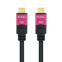 Nanocable 10.15.3715 cable HDMI 15 m HDMI tipus A (Estàndard) Negre, Rosa