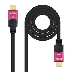 Nanocable 10.15.3720 cable HDMI 20 m HDMI tipus A (Estàndard) Negre, Rosa