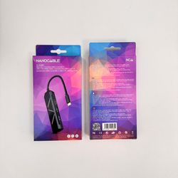 Nanocable 10.16.0501 base per a portàtil i replicador de ports Alámbrico USB 3.2 Gen 1 (3.1 Gen 1) Type-C Negre