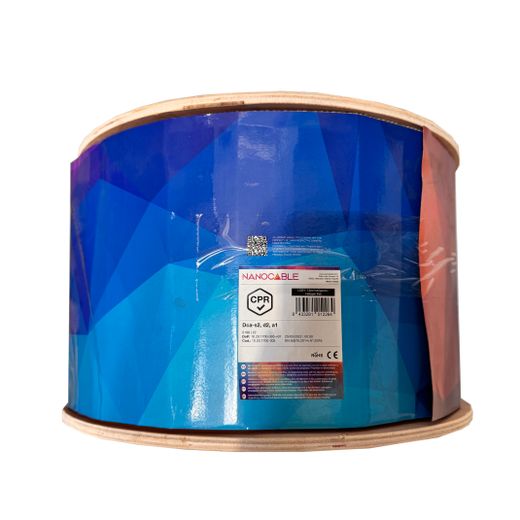 Nanocable Cable de Red CAT.7 LSZH SFTP PIMF AWG23, Naranja, 305m