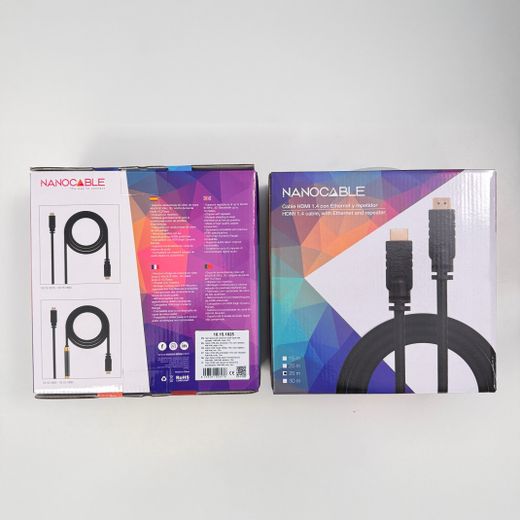Nanocable CABLE HDMI V1.4 (ALTA VELOCITAT / HEC) AMB REPETIDOR, A/M-A/M, 25 M