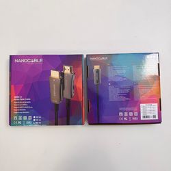 Nanocable Cable HDMI V2.1 AOC 8K@60Hz 4K@120Hz 48Gbps A/M-A/M, Negre, 20 m