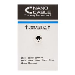 Nanocable CABLE RED RJ45 CAT.5E UTP FLEXIBLE AWG24, 305 M