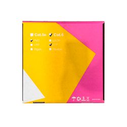 Nanocable CABLE RED RJ45 CAT.6 UTP RIGIDO AWG24, 100 M