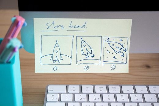 Notas adhesivas Classic 125 mm x 75 mm Amarillo