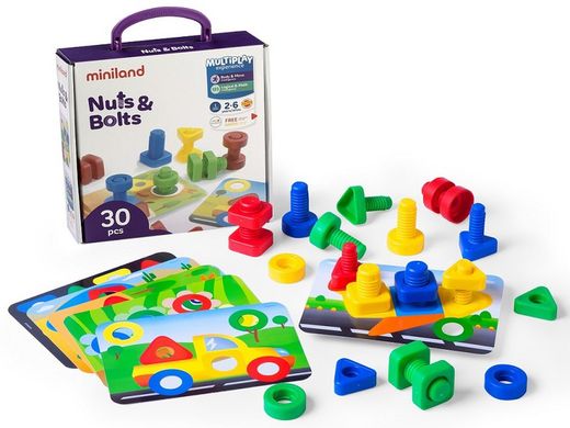 Juego enroscar y destreza Activity Nuts & Bolts