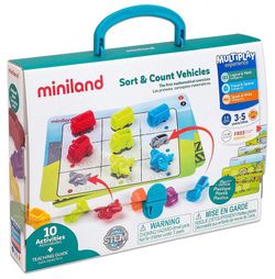 Joc matemàtic ordenar i comptar Vehicles