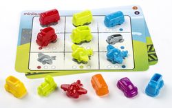 Joc matemàtic ordenar i comptar Vehicles