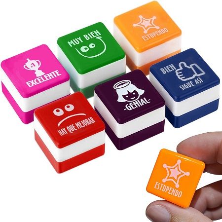 Pack de 6 sellos motivacionales (CASTELLANO)
