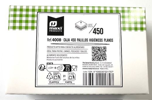 Escuradents plans 5 mm x 65 mm