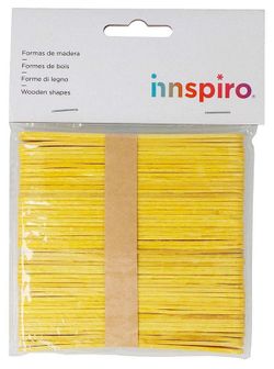 Pals de pol fusta estàndard 114 x 10 x 2 mm groc