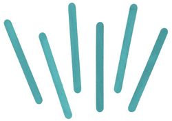 Palos de polo madera estándar 114 x 10 x 2 mm azul