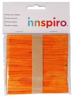 Pals de pol fusta estàndard 114 x 10 x 2 mm taronja