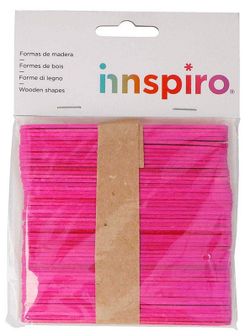 Palos de polo madera estándar 114 x 10 x 2 mm rosa