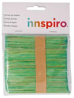 Palos de polo madera estándar 114 x 10 x 2 mm verde