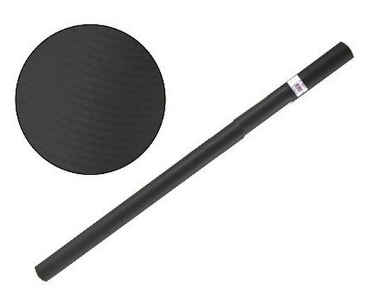 Papel embalar negro, rollo 25 metros