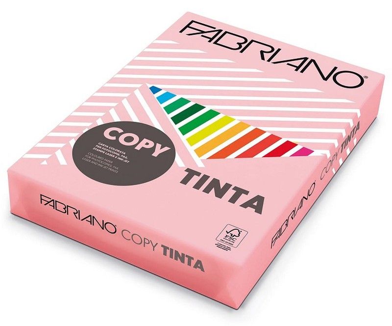 Papel color A4 80 gr. Rosa 500 hojas