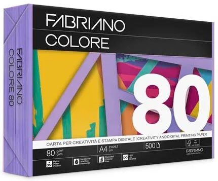 Papel color A4 80 gr. Violeta/Violetta 500 hojas