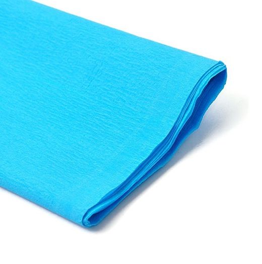 Papel crespón 50x2,5 m, Azul Claro