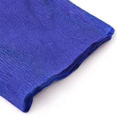 Papel crespón 50x2,5 m, Azul Oscuro