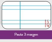 Papel pauta 3 mm. A4 plantado 100 hojas