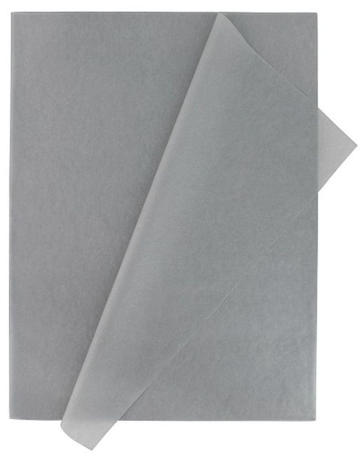 Papel seda 25 hojas 50 x 70 cm, gris