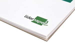 Paper vegetal liderpaper encolat bloc 50 fulles 210x297mm 95gr.