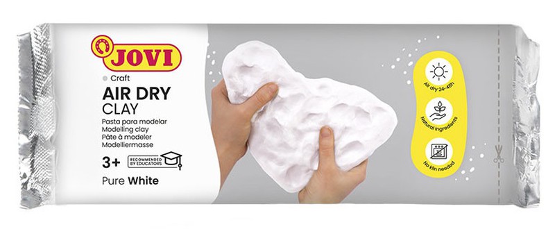 Pasta para modelar AIR DRY CLAY blanca 1000 gr. Jovi MF-M0009