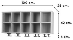 Penjador 10 caselles