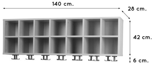 Penjador 14 caselles