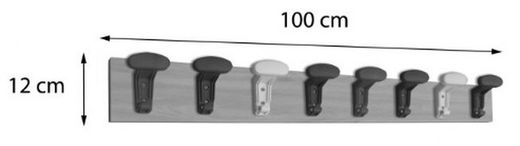 Perchero, perchas colores