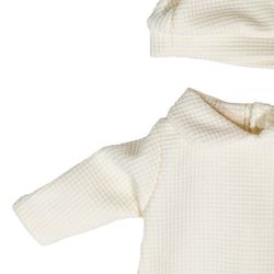 Pijama beix amb gorra 38cm