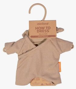 Pijama marró amb gorra 21cm