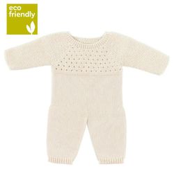 Pijama punt 40 cm blanc