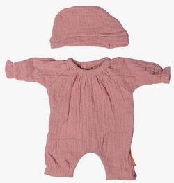 Pijama rosa con gorro 32 cm