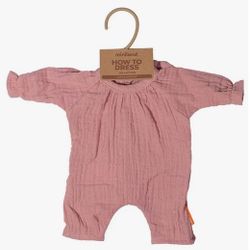 Pijama rosa con gorro 32 cm