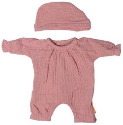 Pijama rosa amb gorra 38 cm