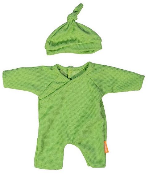 Pijama verde con gorro 32 cm