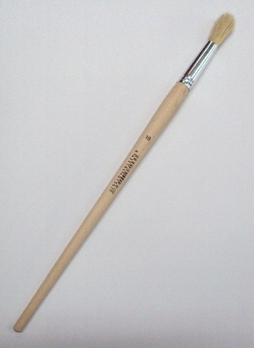 Pincel mango madera Nº 16