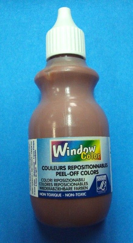 Pintura cristal 70 ml. Marrón, Window Color - UE