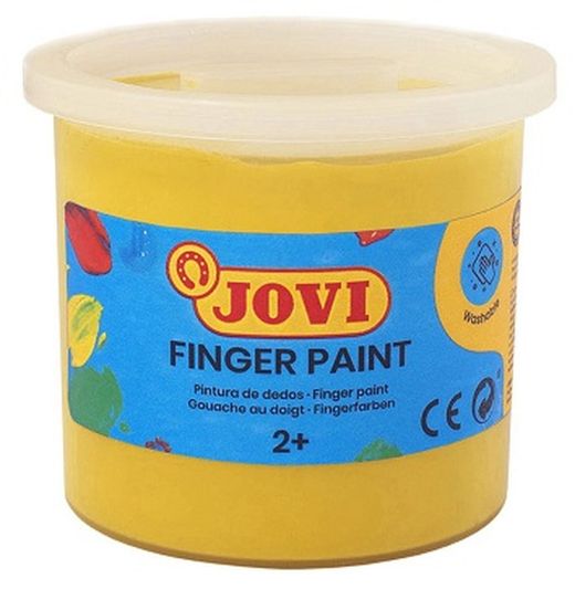 Pintura dedos JOVI 125 ml. Amarillo