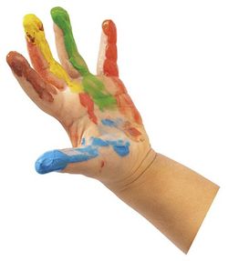 Pintura dedos JOVI 125 ml. Blanco