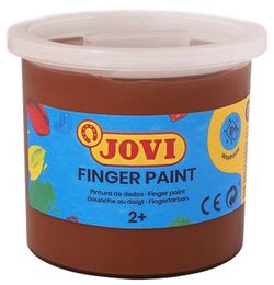 Pintura dedos JOVI 125 ml. Marrón